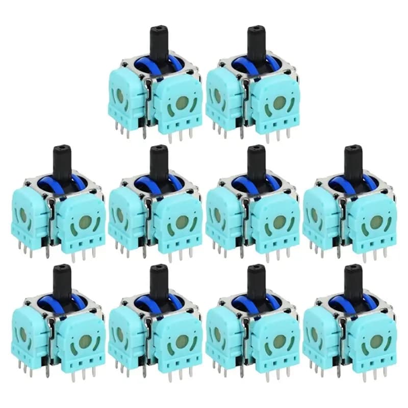 A25P 10 Pezzi Joystick Hall per PS5, Joystick Magnetoresistivo TMR, Ricambio per Riparazione Controller, Accessori per Gaming
