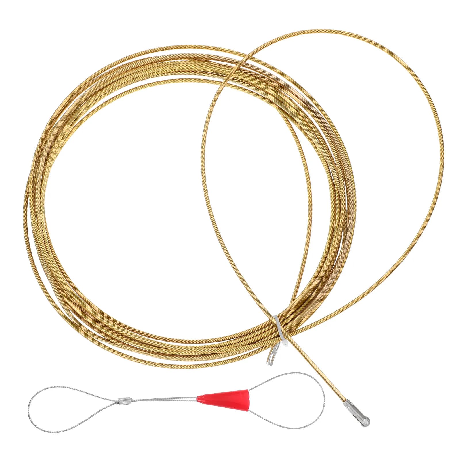 1Set Durable Spring Wire Threader Electrician Wire Puller Cable Tie Tool for Electrical Network Cables Renovation Construction
