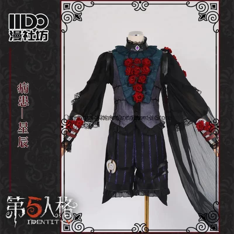 Cos Identity V Cosplay Psicologo Emily Costume Notte eterna Paziente Halloween Party Outfit Serie Abito da gioco