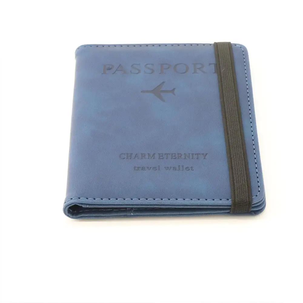 Portafoglio da Viaggio, Organizzatore per Documenti, Custodia per Passaporto, Portadocumenti, Porta Passaporto
