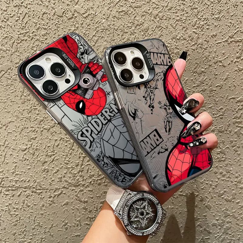Custodia Morbida Spider-Man per Infinix Tecno Camon 20 Spark Go Hot 50 12 11 10 Play Note 30 40 Pro