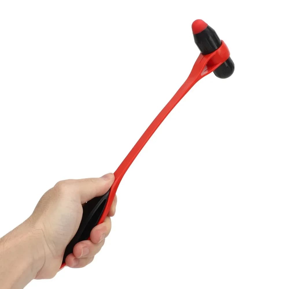 Martello da massaggio portatile per il relax muscolare, morbido silicone, flessibile, confortevole, multifunzionale, martello da massaggio manuale, occhi, schiena, collo Nuovo