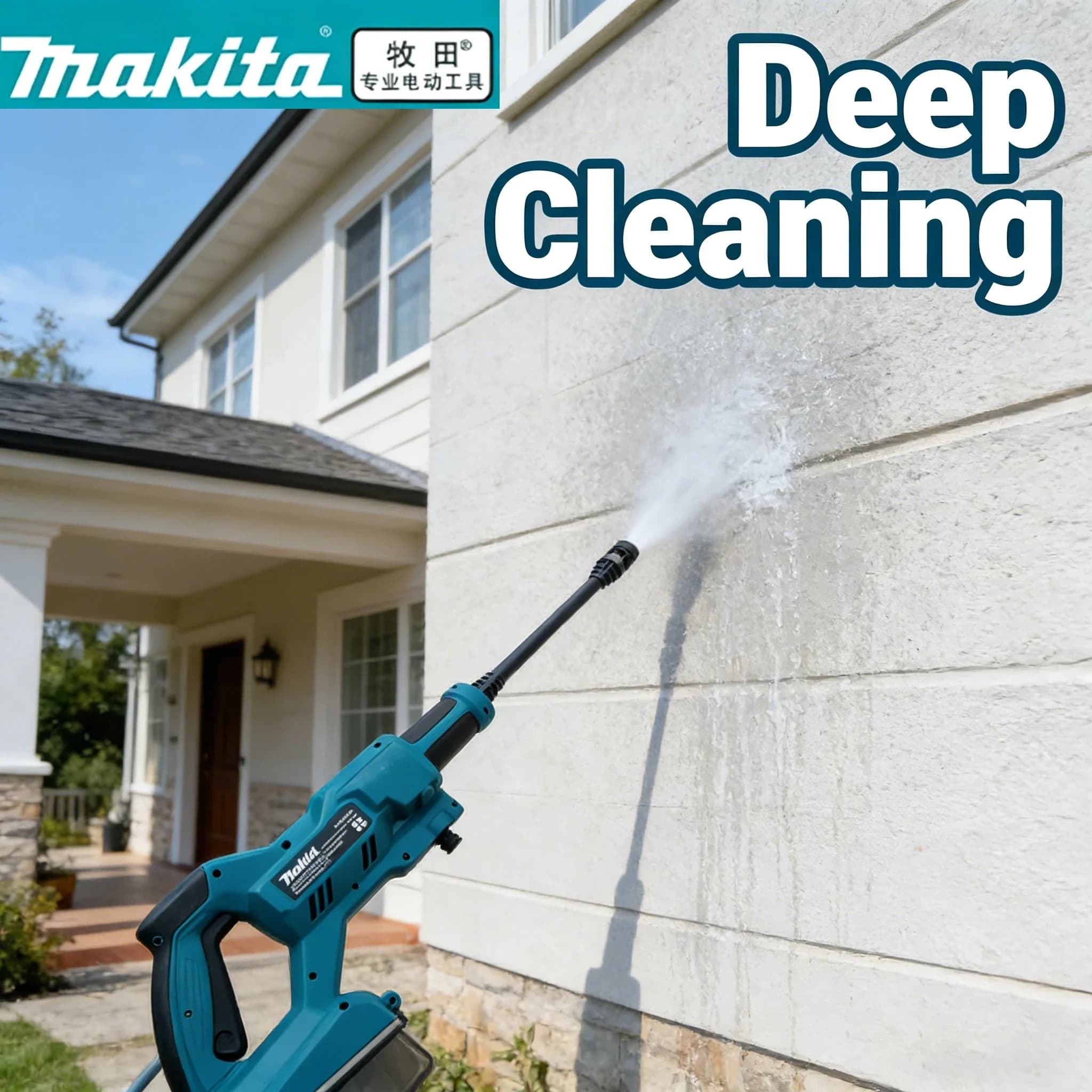 Nuova Idropulitrice a Batteria Makita DHW180 2026, 18V, Portatile, Senza Fili, Dispositivo di Pulizia ad Alta Portata, Utensile Elettrico Makita 18V