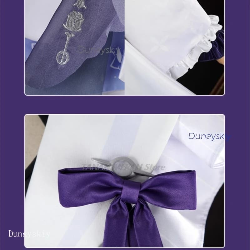 Adulti ‌ ‌ ‌ ‌ ANu Carnevale Eterno Kuya Cosplay Notte Ametista Costume Cosplay Personaggio Anime Vestito Costume di Halloween