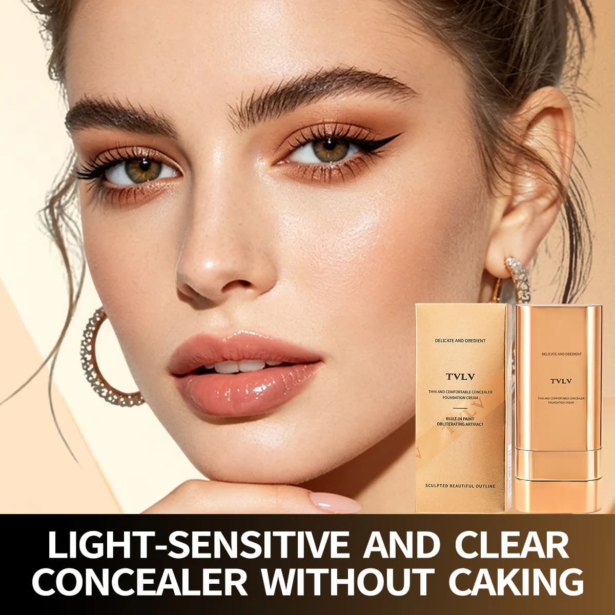 2 Pcs Set Double-End Foundation Stick,Long-Lasting Transfer-Resistant,Long-Wearing Coverage,Creates A Natural Makeup Look