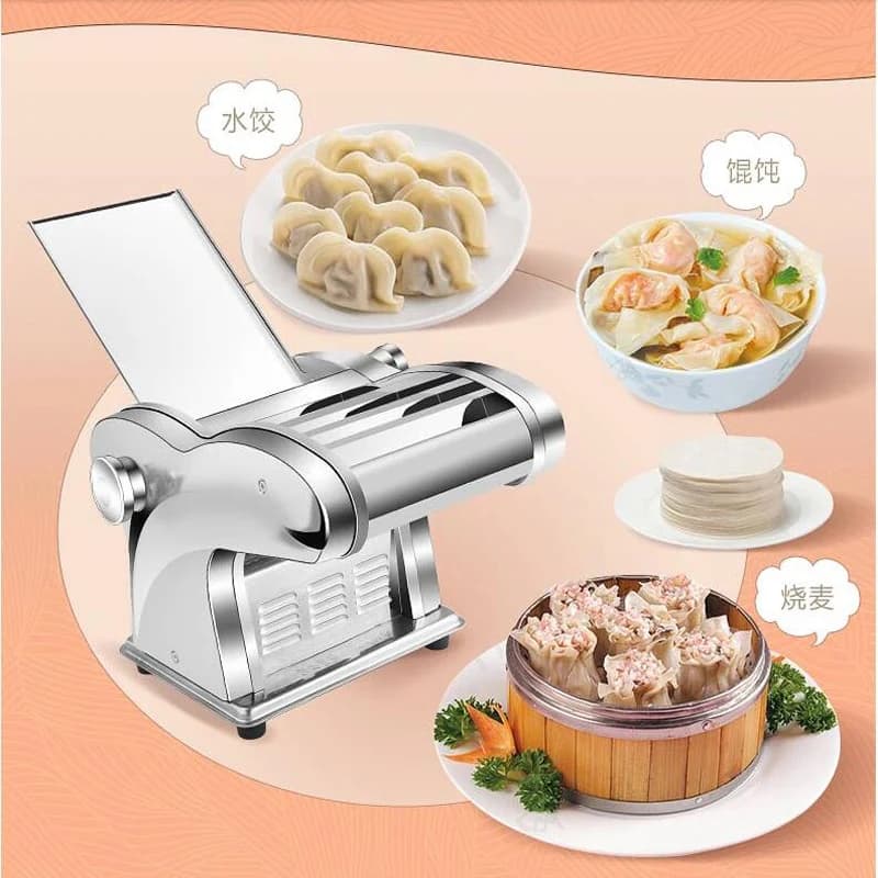 Macchina Elettrica per Fare la Pasta in Casa, in Acciaio Inox, Automatica e Multifunzionale