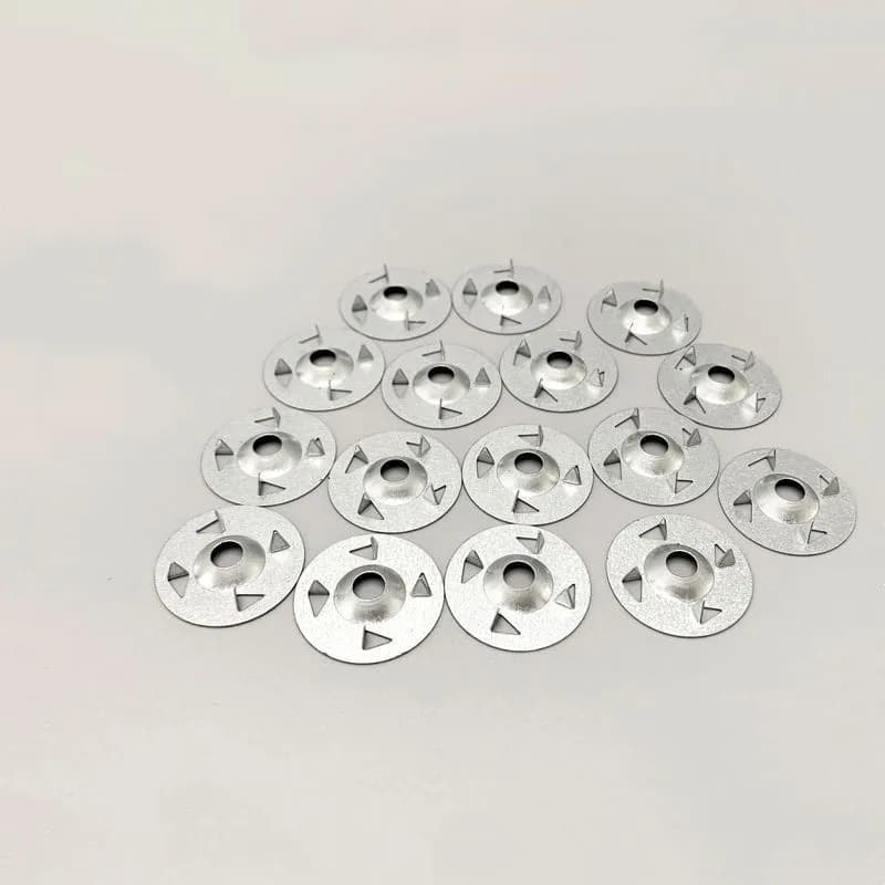 86 pcs 28mm Claw-Type Washers with Pre-Drilled Center Hole, ideal for Gypsum Board Fixing and Gypsum Board Fixing