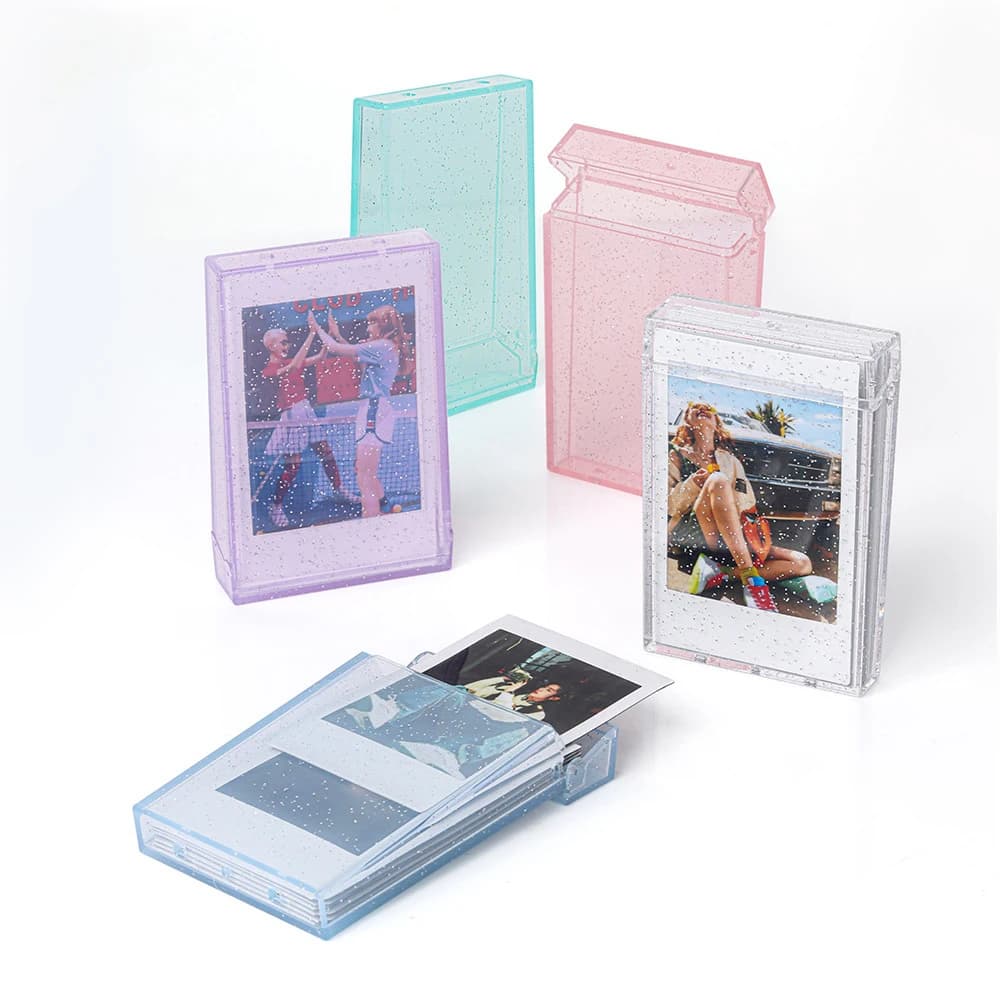 64/80 Pockets Photo Album 3 Inch Transparent Photocard Holder Instax Mini Storage Collect Book Name Card De Fotos