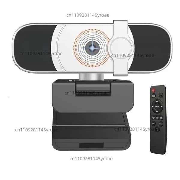 4K Auto Focus Video Recording Camera With Remote Controller, Privacy Shield & Built-in Mic Desktop Video Communication Accessory