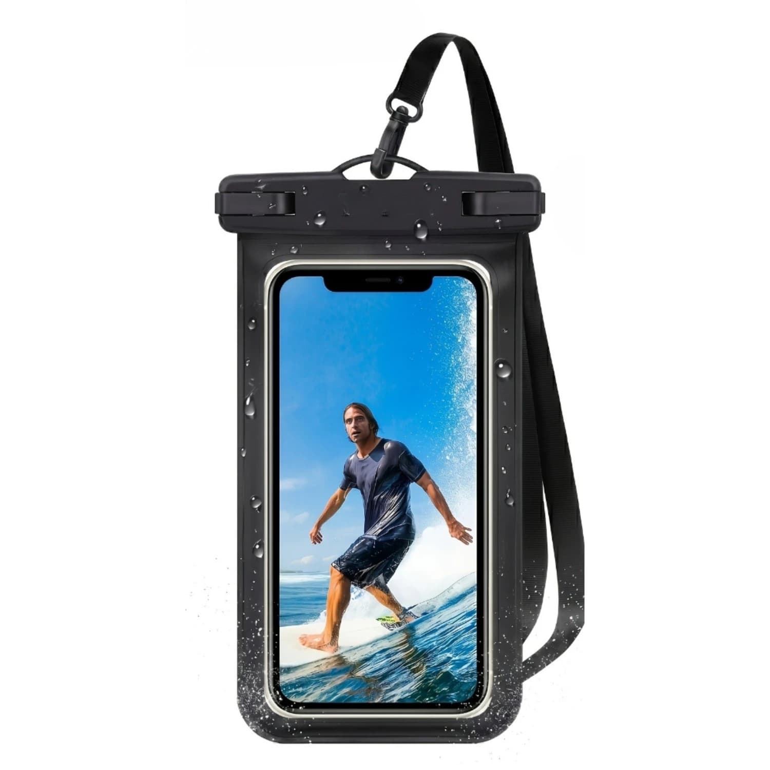 PrimeSelect Borsa per cellulare da 7 pollici - Custodia impermeabile per telefono, adatta per immersioni, nuoto, snorkeling ed esplorazione in spiaggia