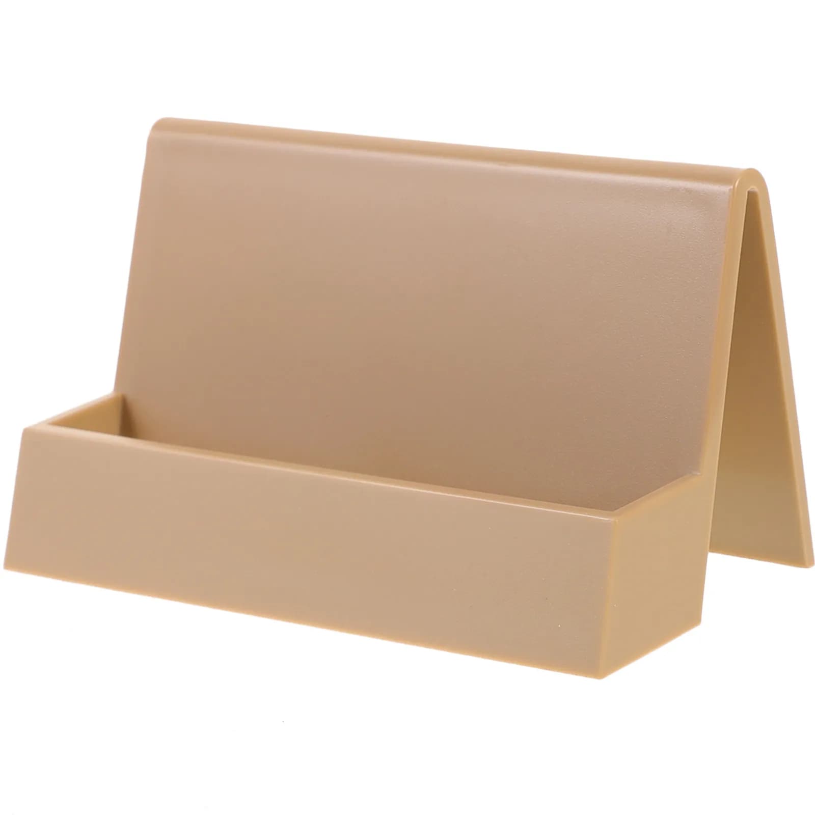Porta Biglietti da Visita da Scrivania, Espositore in Plastica per Carte, Organizzatore Professionale per Ufficio