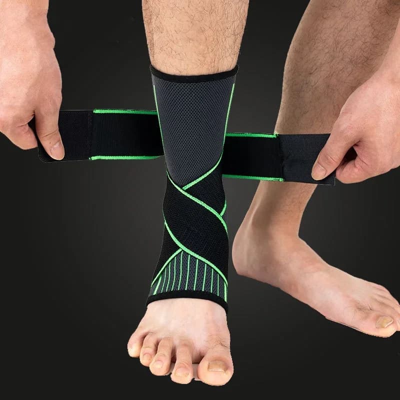 Supporto per Caviglia Sportivo, Protezione a Compressione per Alpinismo, Basket, Escursionismo, Corsa, Yoga