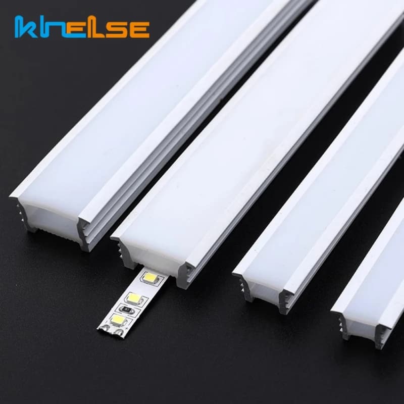 1-10M Flessibile LED Neon Tubo di Silicone Incorporato Bianco Split Gel di Silice Diffusore Nastro Morbido Nastro FAI DA TE Decorazione Lineare Luce di Striscia
