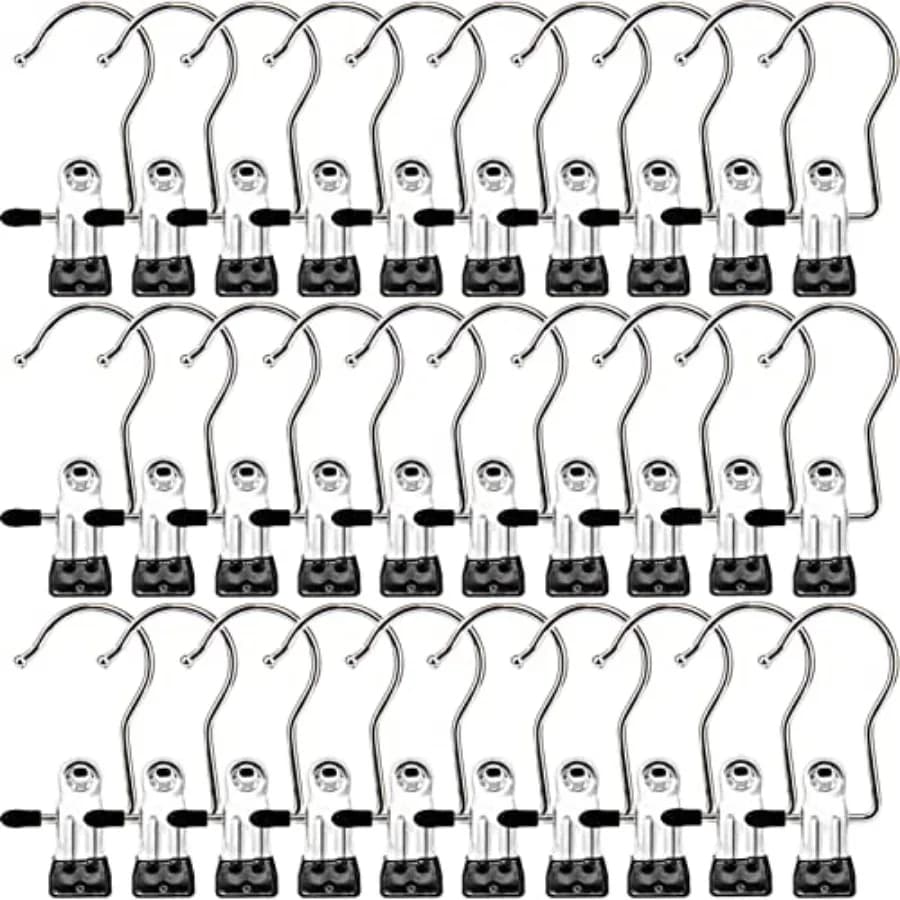 Laundry Hooks Hanging Clips Clothes Pins Closet Hanger Organizer Clamps Socks Towel Clips Heavy Duty Clothespins Bulk Hanger Cl