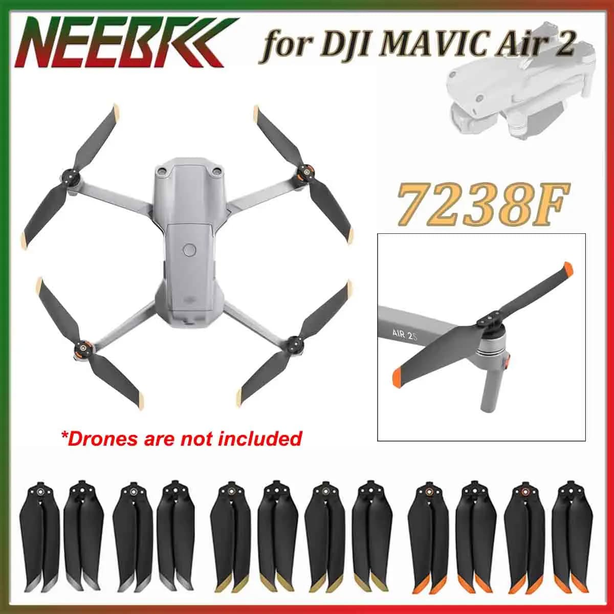 4/8 Pezzi 7238F Eliche a Basso Rumore per DJI Mavic Air 2/AIR 2S Ventole a Sgancio Rapido per Accessori di Ricambio per Droni RC