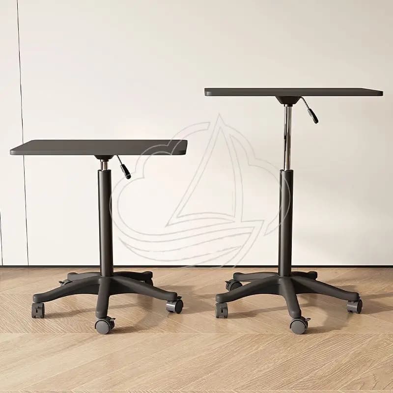 Scrivania Regolabile in Altezza, Pieghevole e Mobile per Laptop, per Casa, Ufficio, Camera da Letto e Studio