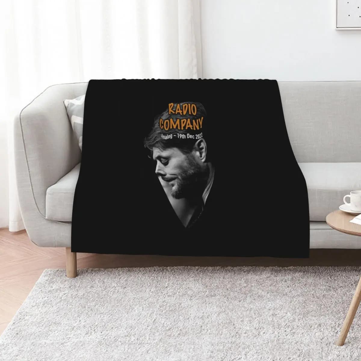 Jensen Radio Company Guitar Pick Throw Blanket Furrys Sofa Throw For Decorative Sofa Tourist decorative Sleeping Bag Blankets