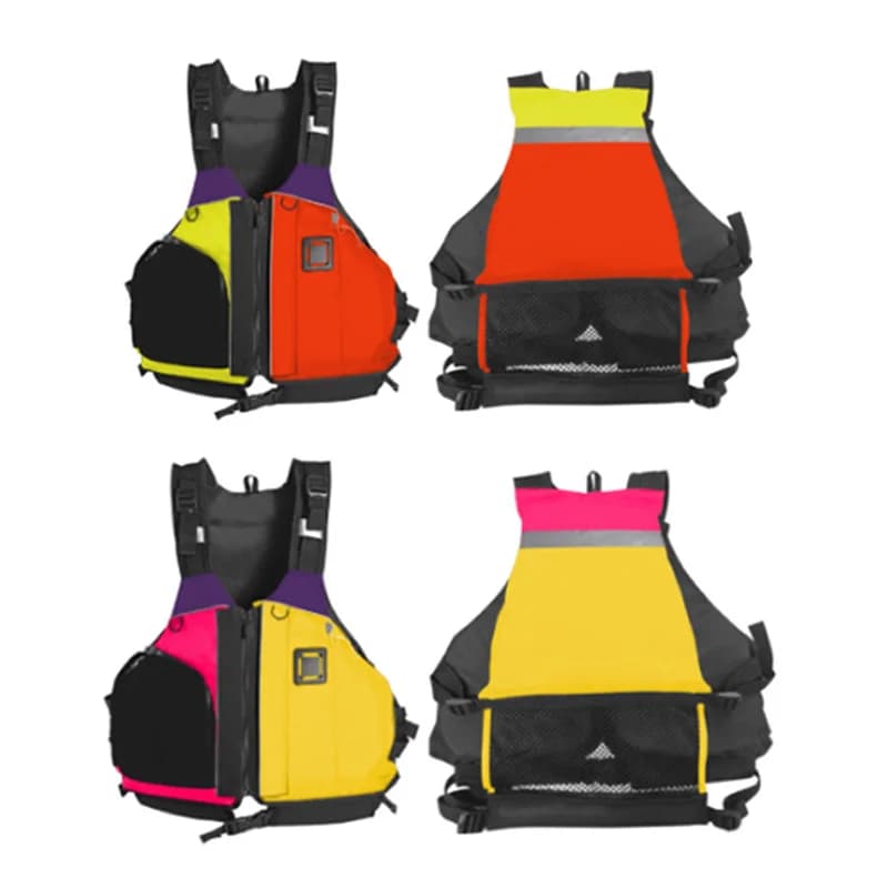 Daiseanuo Nuovo Giubbotto di Salvataggio per Kayak con Maglia con Schienale Alto Giubbotto di Salvataggio per Bambini per Adulti Approvato 50N per Nuoto SUP Paddling Barca Rafting