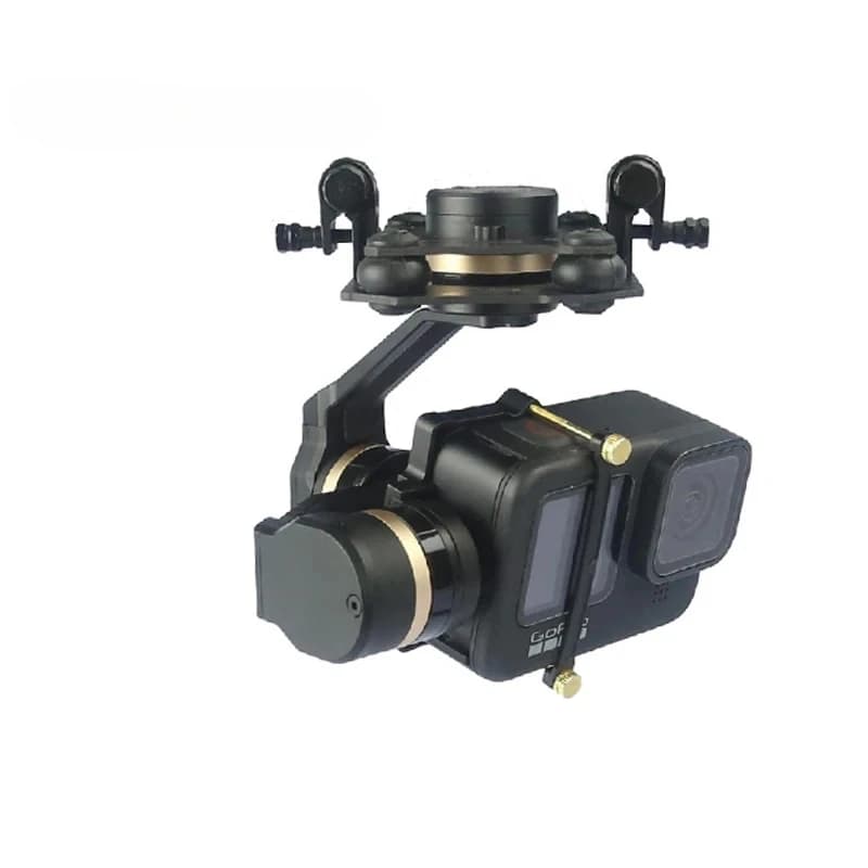 TL3T06 per Hero9 Stabilizzatore Gimbal PTZ a 3 Assi in Metallo 3D Senza Spazzole per Sistema FPV e Videocamera Sportiva