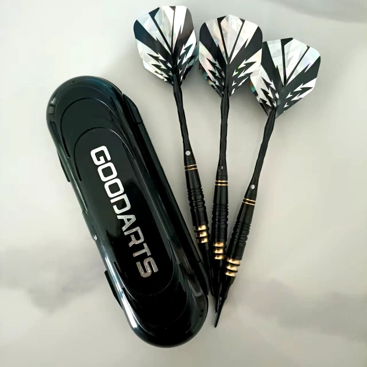 Professional Soft Tip Darts Set 18 Gram 3 Pcs Darts Kit Aluminum Shaft Dart Flight Portable Case For Electronic Dart Board