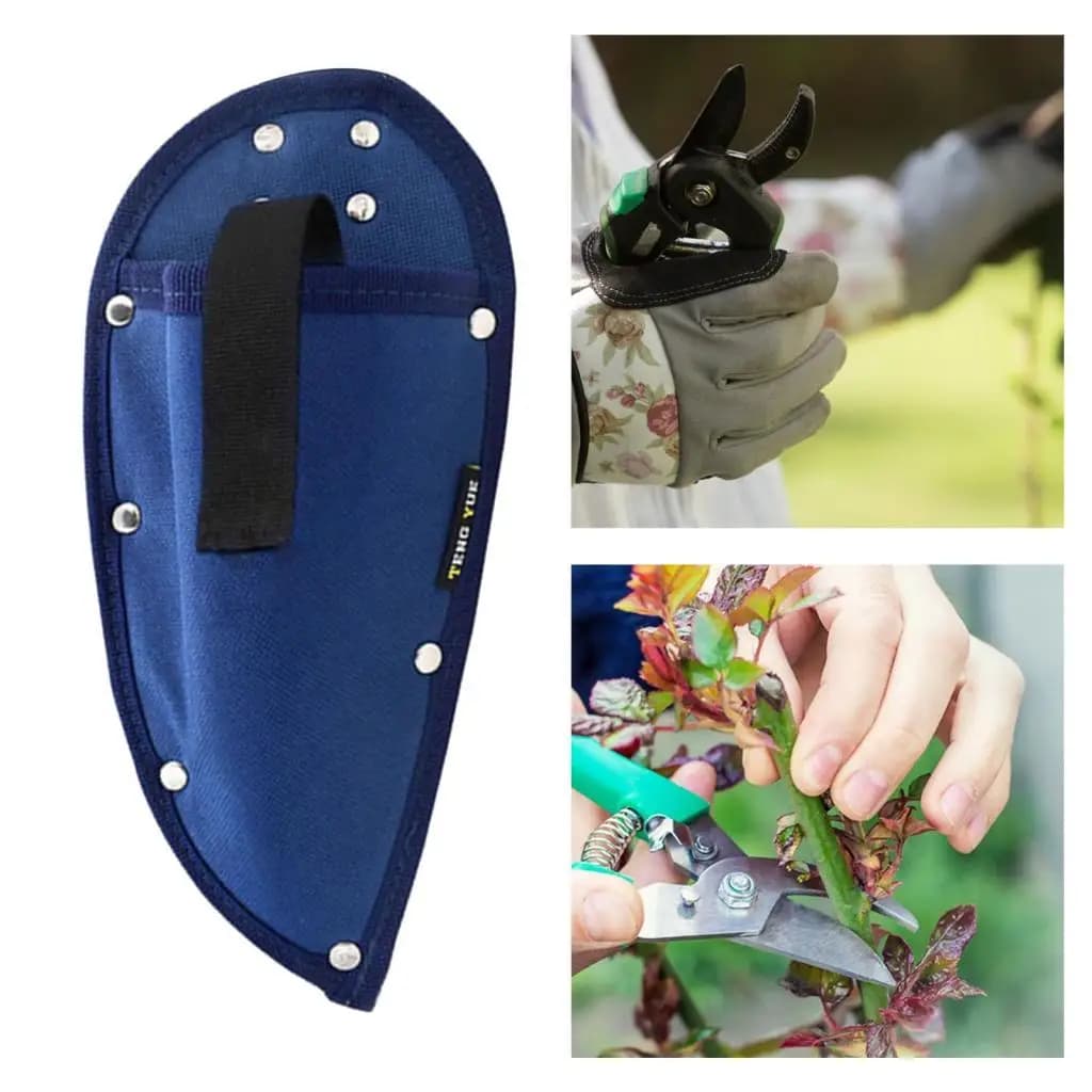 Tool Pouch Small Scissors Sheath Belt Clip Pruning Shear Case Lightweight Storage Bag for Outdoor Construction Work
