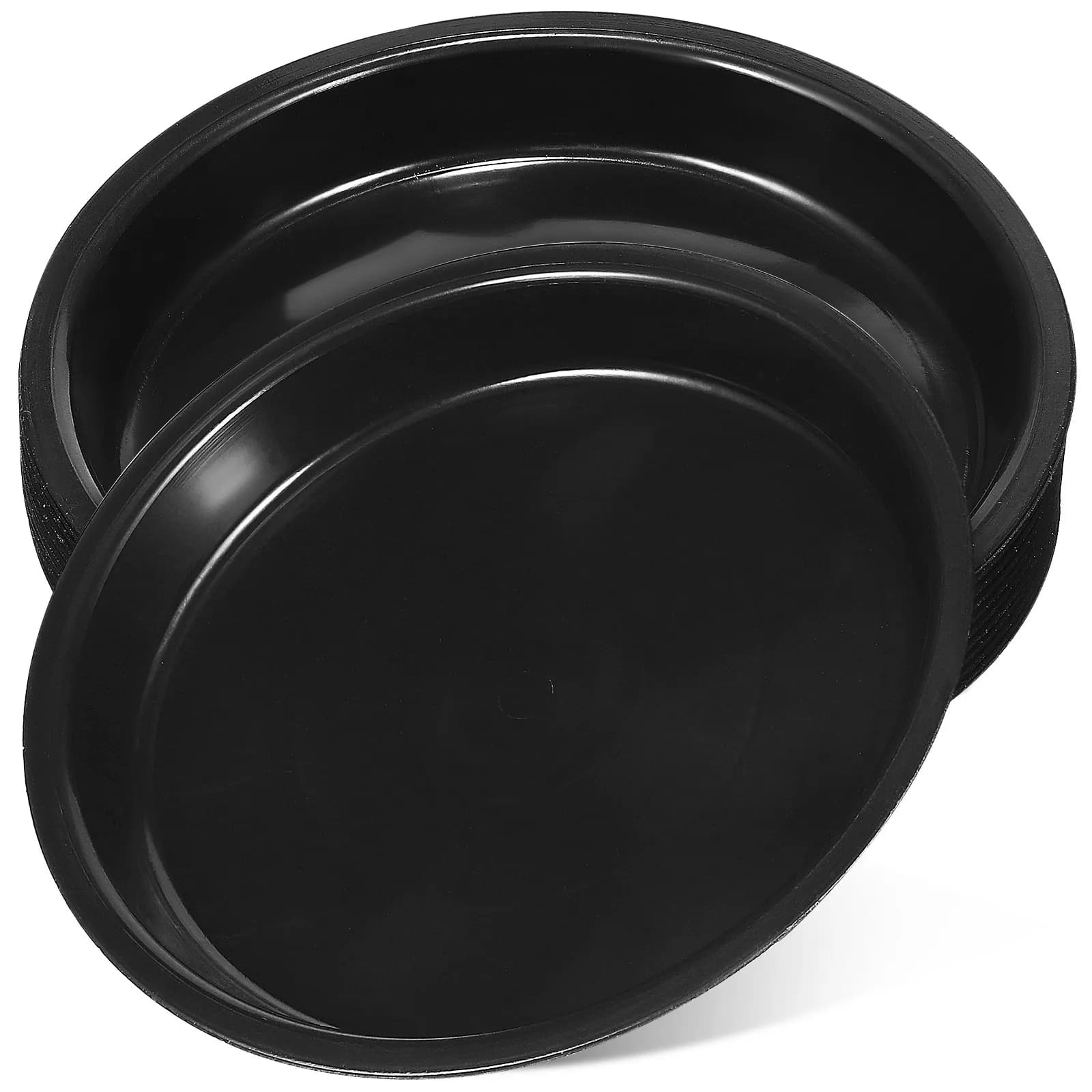 10 Pieces Plastic Subvases of Suitable Sizes, Round Trays for Flower Jars, Drainage Trays for Indoor Garden Plate and Exterior