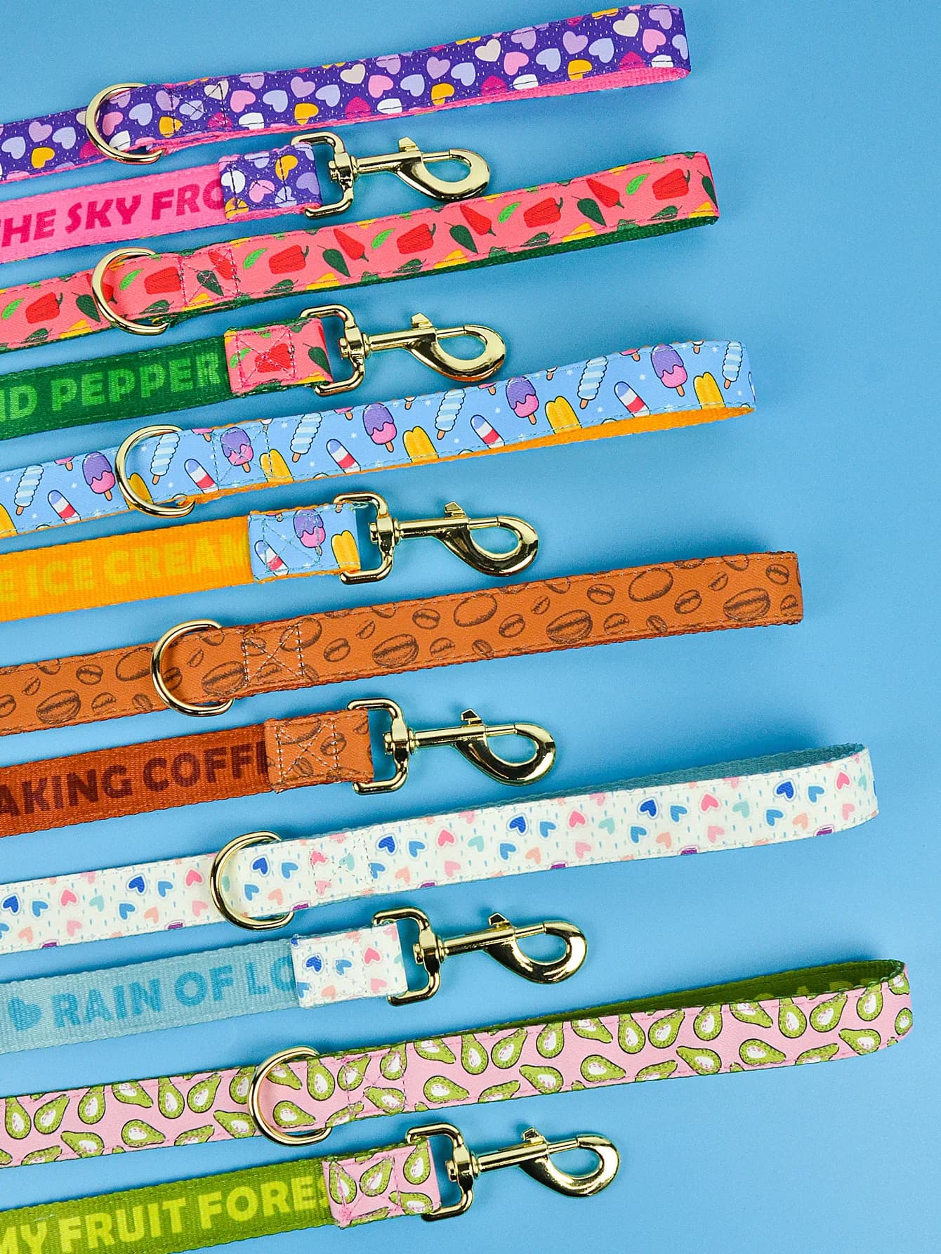 Regalo di San Valentino e Capodanno per cani, adorabile guinzaglio per animali domestici con stampa fronte-retro, regalo natalizio per cani e gatti.