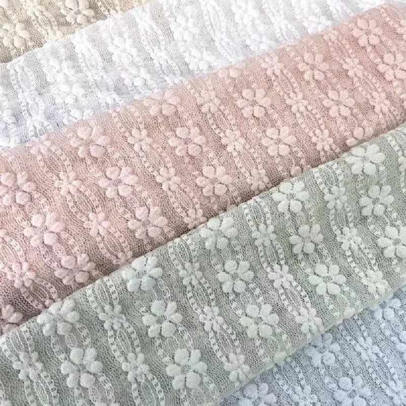 150cm wide 1yard/lot Elastic Bubble Plum Soft Lace Fabric Stretch Fabric SC689