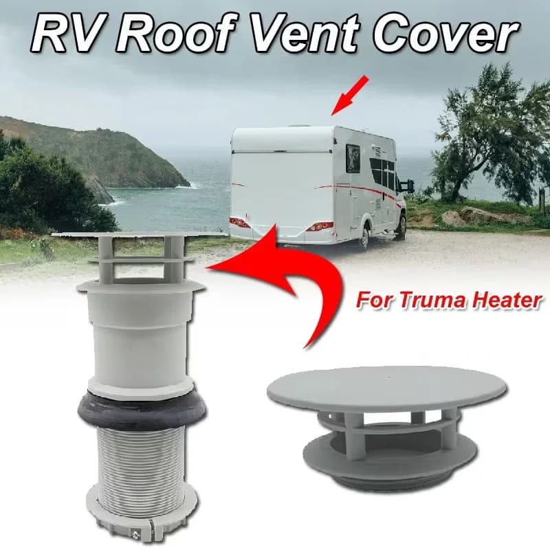 Maschera di ventilazione per tetto RV Truma Space Heater, copertura durevole per sistema di scarico tetto camper van 30010-20900