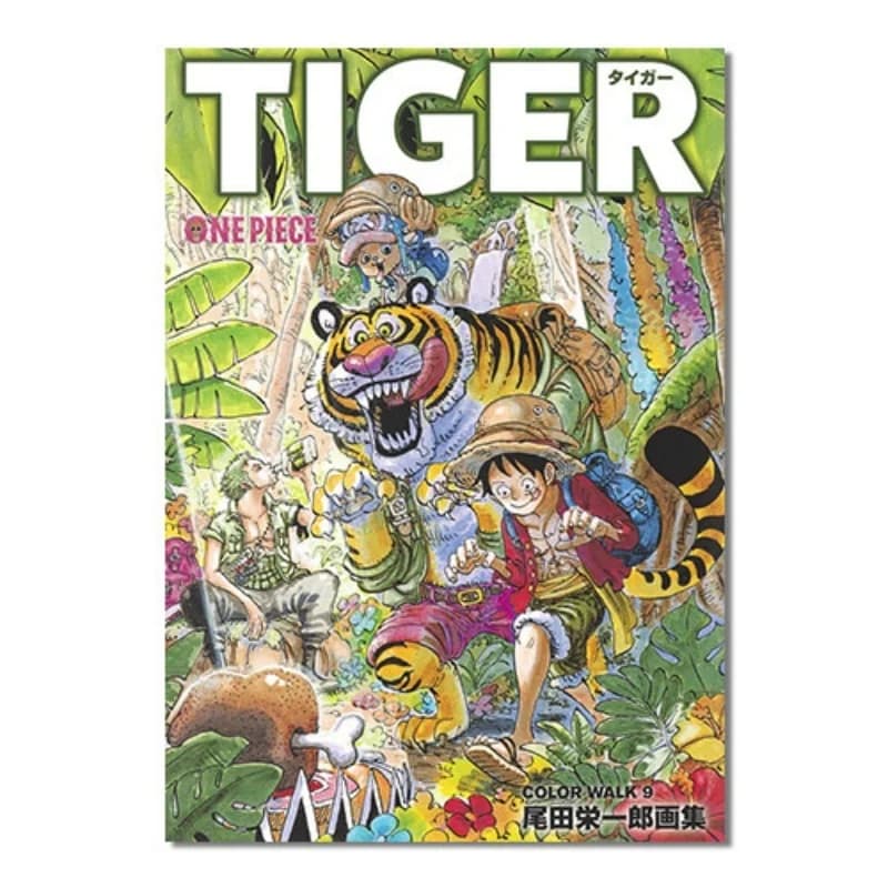 One Piece Illustration Book Color Walk 9 Tiger Official Anime Art Collection Hardcover Manga Artwork Display For Adult Anime