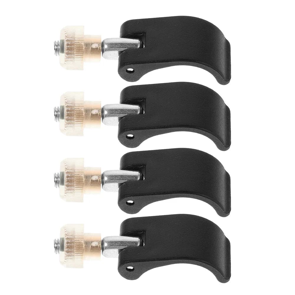 4Sets Trekking Pole Locking Clip Mountaineering Buckle for Outdoor Hiking Climbing Skiing Camping Trekking Poles Repair