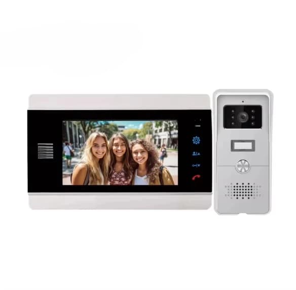 Campanello di sicurezza per sistema videocitofonico a 4 fili HD 1080P con schermo da 7 pollici a prezzo di fabbrica
