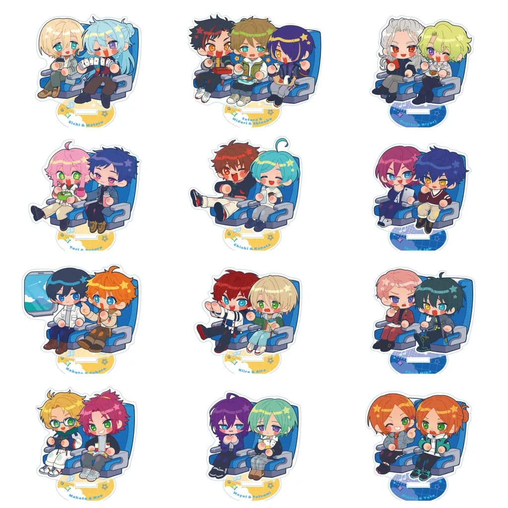 Ensemble Stars Figure Display Figures Acrylic Anime Stand Model Plate Action Ornament Accessories Desktop Ornaments Keychain