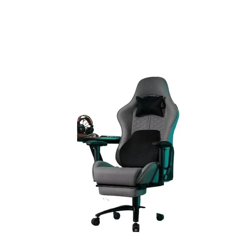 Sedia da Gaming in Tessuto Tecnologico, Sedia da Gioco Ergonomica per Casa e Ufficio, Comfort Sedentario