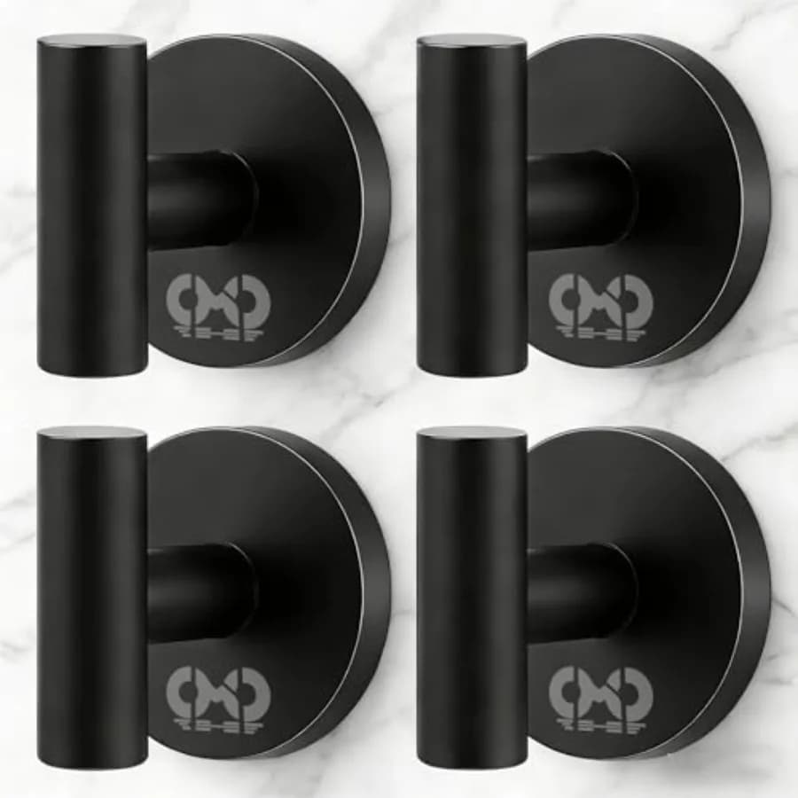 4 Pack Heavy Duty Suction Cup Hooks, No Drill and Removable Shower Hooks for for Inside Shower, Wall, Glass Window, Tiles, Mirr