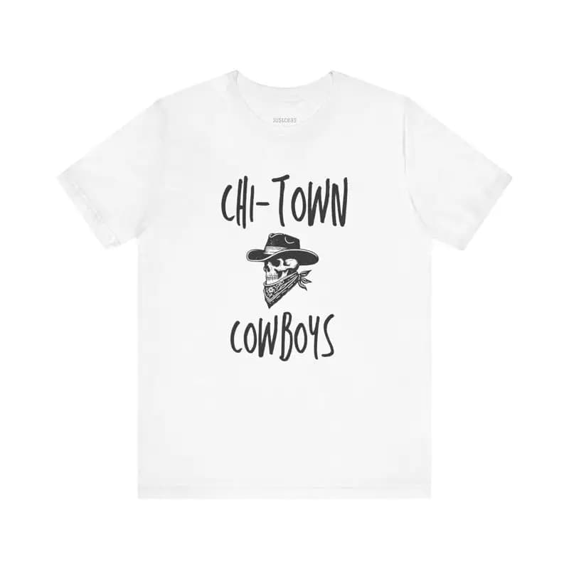 Chi Town Cowboys T Shirt Short Sleeve Soft Cotton Bella Canvas