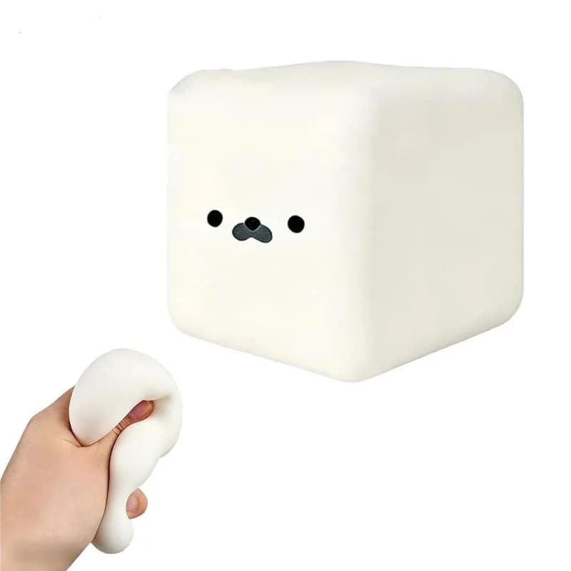 Nuove Palline Antistress Morbide a Forma di Tofu, Giocattoli Sensoriali per Autismo, Giocattoli Antistress e Antiansia, Palline d'Acqua in Pasta Modellabile, Regali all'Ingrosso per Adulti
