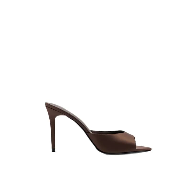 Sandali Estivi da Donna con Tacco Alto Sottile, Eleganti per Uso Quotidiano e Feste Serali, Slip-on