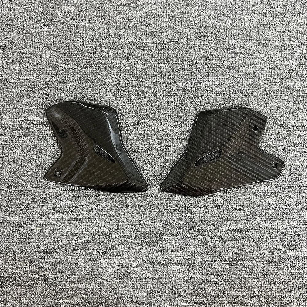 Z650 2024 heel protection plates Kawasaki Ninja 650 2017-2024 Carbon fiber motorcycle accessories