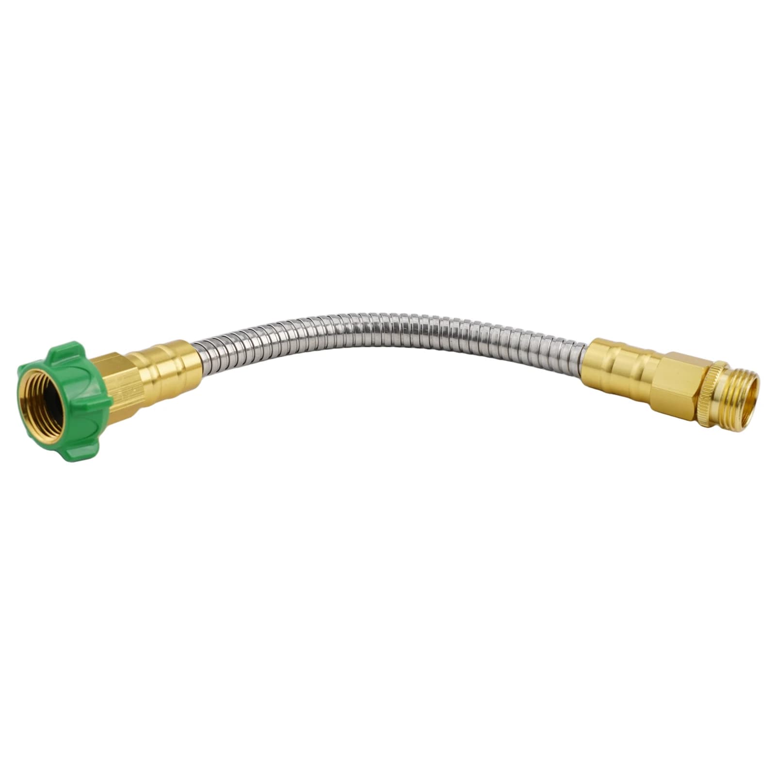 Short Garden Hose 1ft in 304 Stainless Steel with Weather Resistance and Leakproof Design for Reliable Water Flow