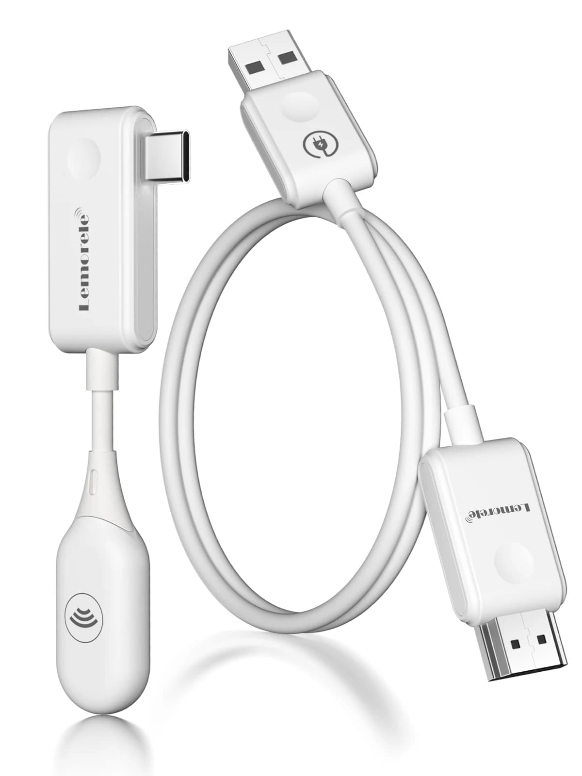Kit Estensore Wireless Trasmettitore-Ricevitore 164FT/30M, Dongle Display Wireless per TV, Telecamera, Streaming, Proiettore