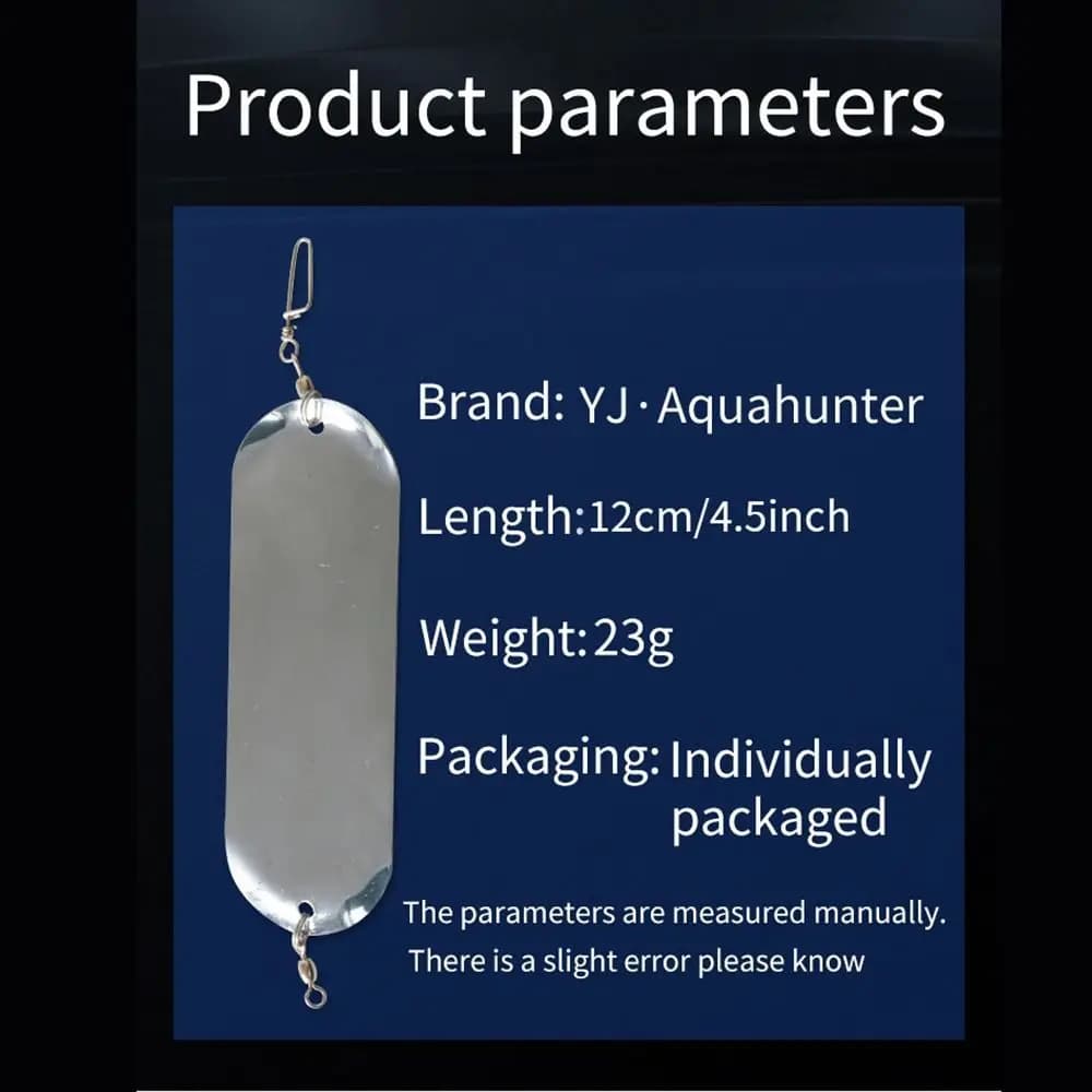 2023 Tilapia fishing tow flasher with adjustable weight, Deep Flasher Diver Plate, Fish trap, Stable metal artificial bait