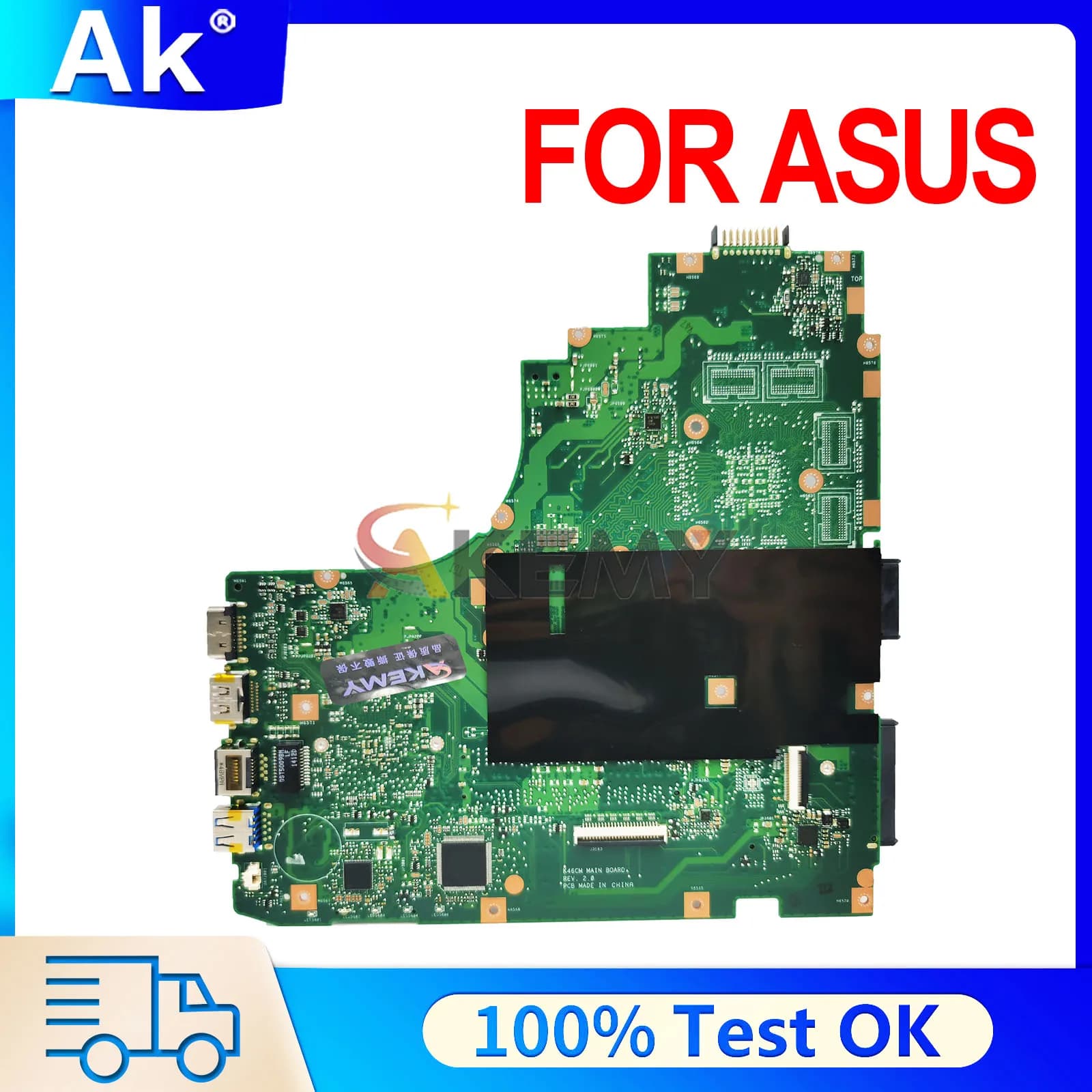 K46CA A46C Mainboard For ASUS A46CA K46C K46CA K46CM K46CB Laptop Motherboard I3-3217U I5-3317U I7-3517U