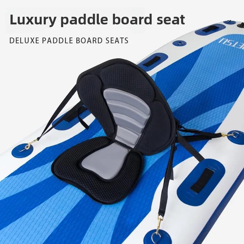 Sedile per canoa per tavola da surf, cuscino in spugna in tessuto Oxford regolabile con schienale alto per tavola da paddle per kayak
