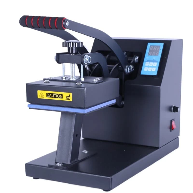 Hat Cap Heat Press Machine 5.5 x 3.5 inch Heat Transfer Stamping Sublimation Machine Digital Display for DIY Advertising Machine