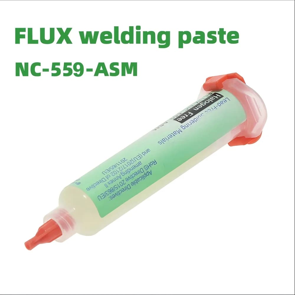 NC-559-ASM BGA PCB No-Clean Solder Paste Welding Advanced Oil Flux Grease 10cc Soldering Repair Paste