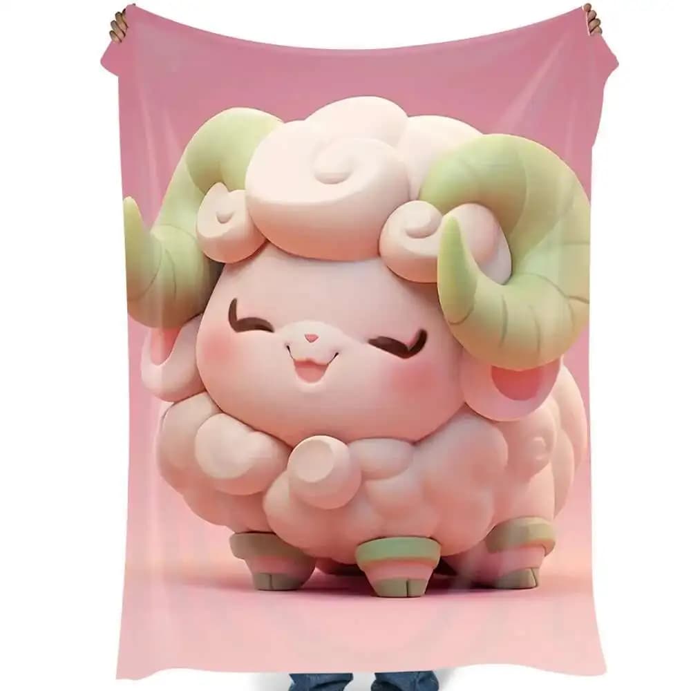 Coperta personalizzata in flanella con stampa simpatico cartone animato per bambini, calda, morbida e confortevole, coperta da viaggio per la casa, regalo di compleanno