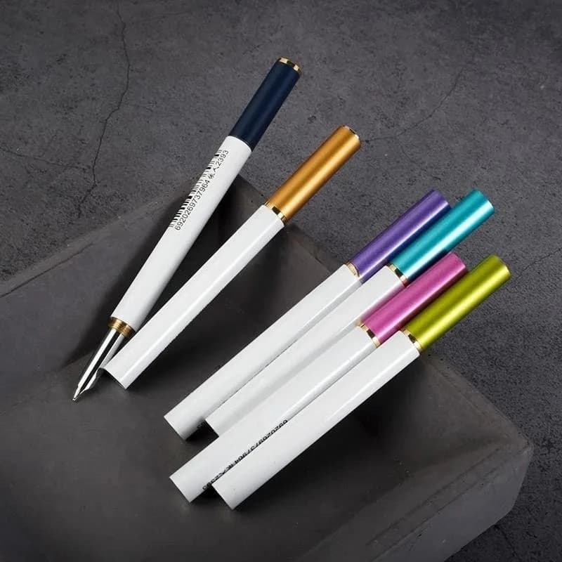 2026 Portable Fun Beautiful Mini Pocket Cigarette 0.5mm Fountain Pen Smooth Business Writing Gift Creative Pen Absorb Ink