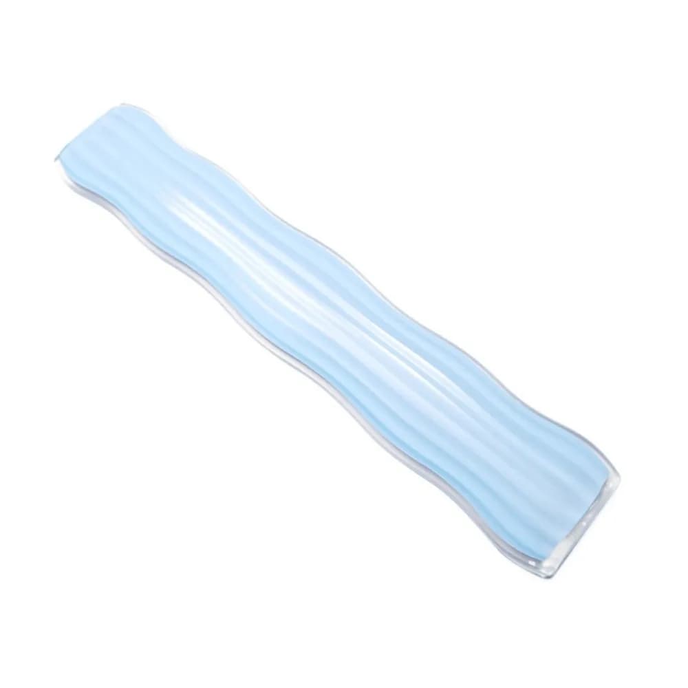 Supporto per il polso Creativo Trasparente Poggiapolsi per mouse Trasparente ergonomico Gel Poggiapolsi Pad Gelatina Morbido Supporto per il polso del mouse Pad Scuola