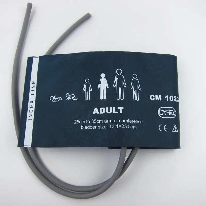 Bracciale per la misurazione della pressione sanguigna a doppio tubo per neonati, bambini e adulti, sfigmomanometro, monitor NIBP